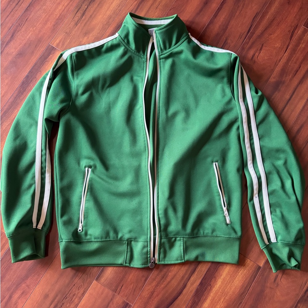 Old Navy Green Jacket with White Trim